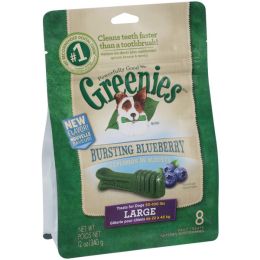 Greenies Blueberry Flavor Dog Dental Treat 12 oz 8 Count Large