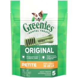 Greenies Original Dog Dental Treat 3 oz 3 Count Regular