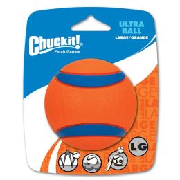 Chuckit! Ultra Ball Dog Toy Blue; Orange Large